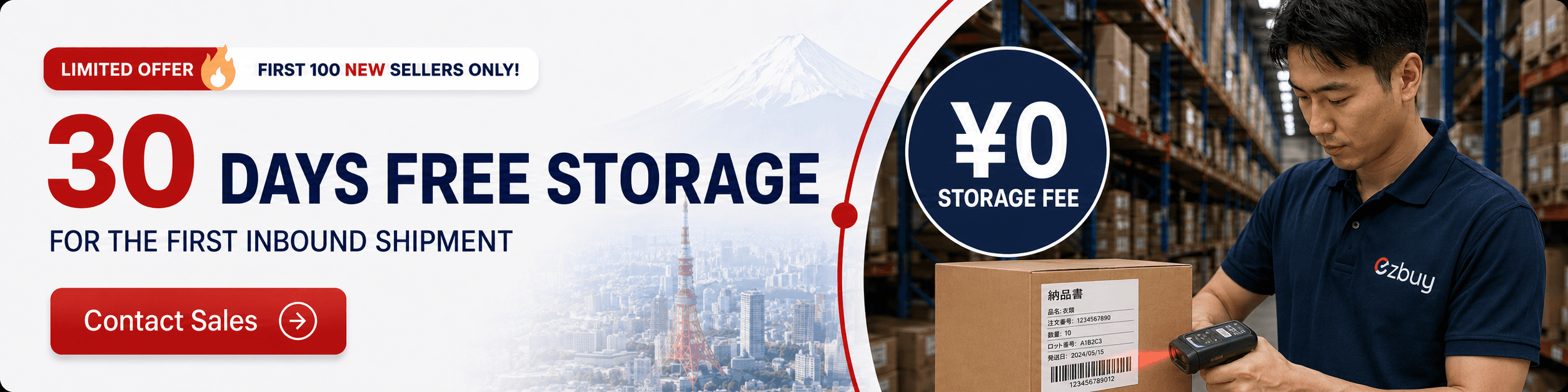 30 Days Free Storage — First 100 New Sellers Only